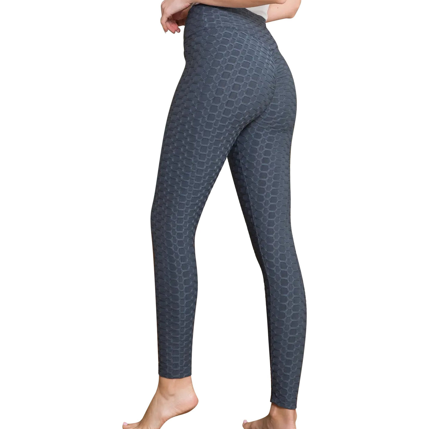 Grey Women's Bubble Leggings