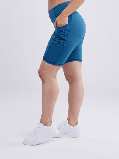 Women High-Waisted Workout Shorts