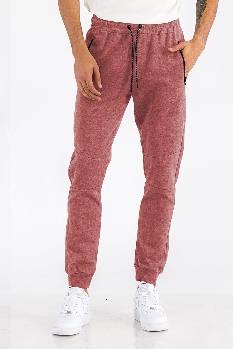 Red sweatpants joggers