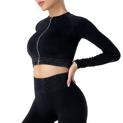 Women Seamless 2 Piece Track Suit