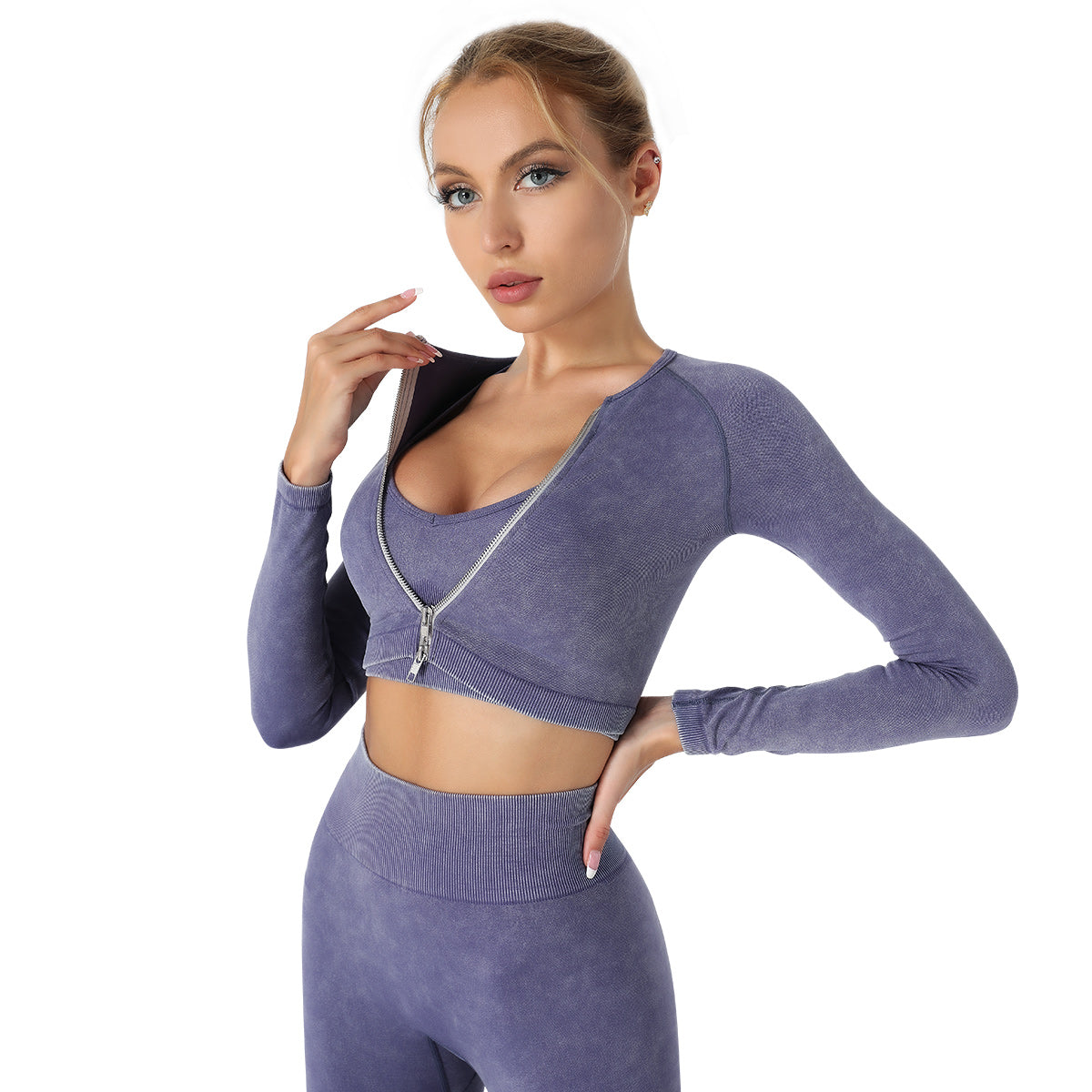 Women Seamless 2 Piece Track Suit